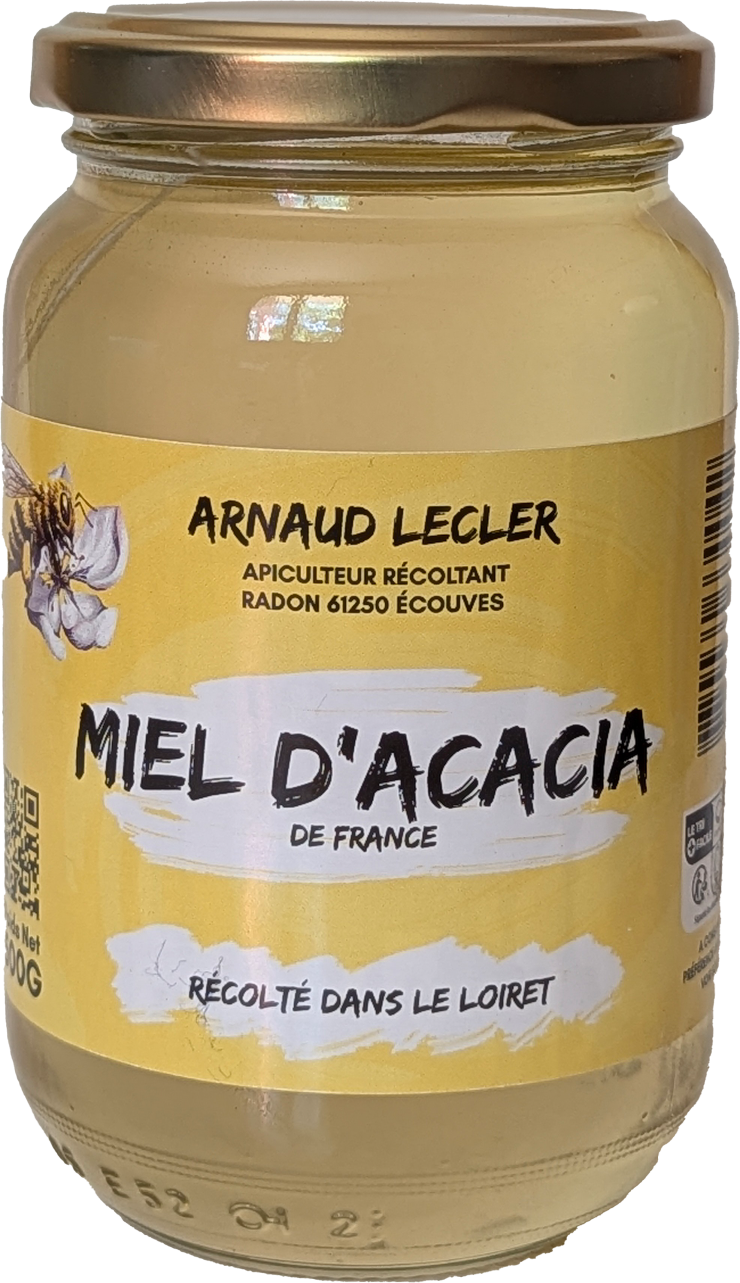 pot de miel d'acacia